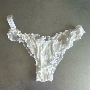 Ivy Swim White Bikini Bottom